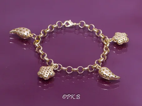 LHIMZA Bracelet Plaqué or Perle Seulement - Accessoires Femme