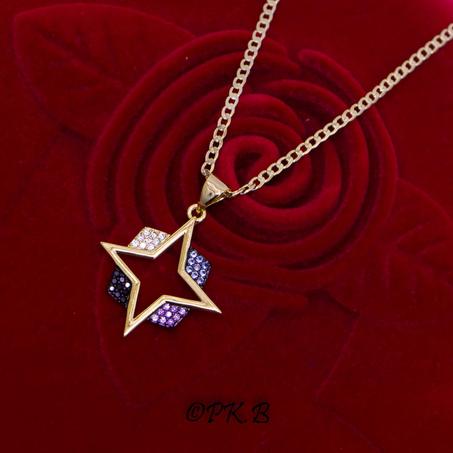 Collier Pendentif De Lux Motif Etoile