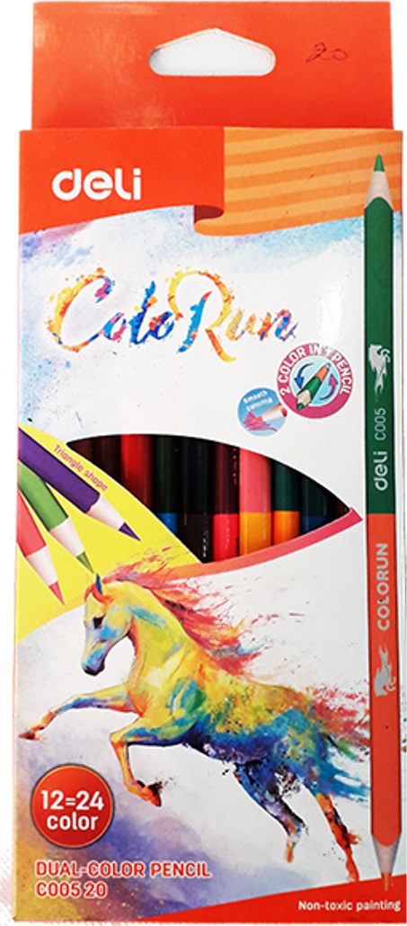 Deli Coto Run "Dual color 12=24 COLOR"