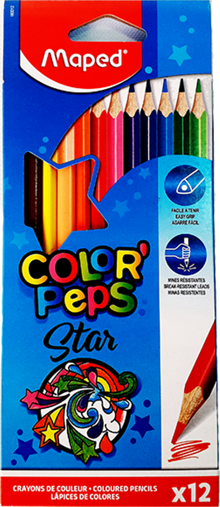 Maped Color'Peps star "12PCS"