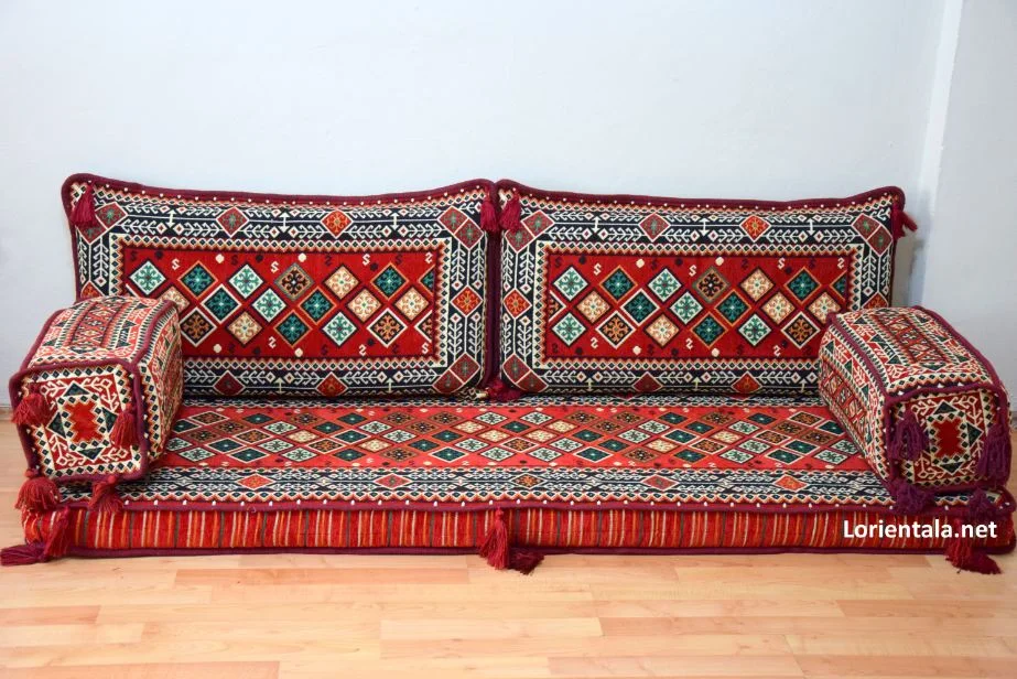 moroccan floor pillow couch