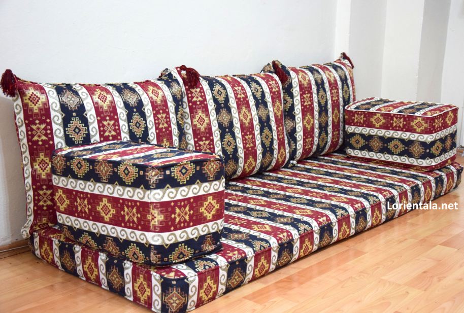 Floor Cushions Sofa Arabic Turkish Majlis Oriental Middle East Kilim Sofas FOAM 