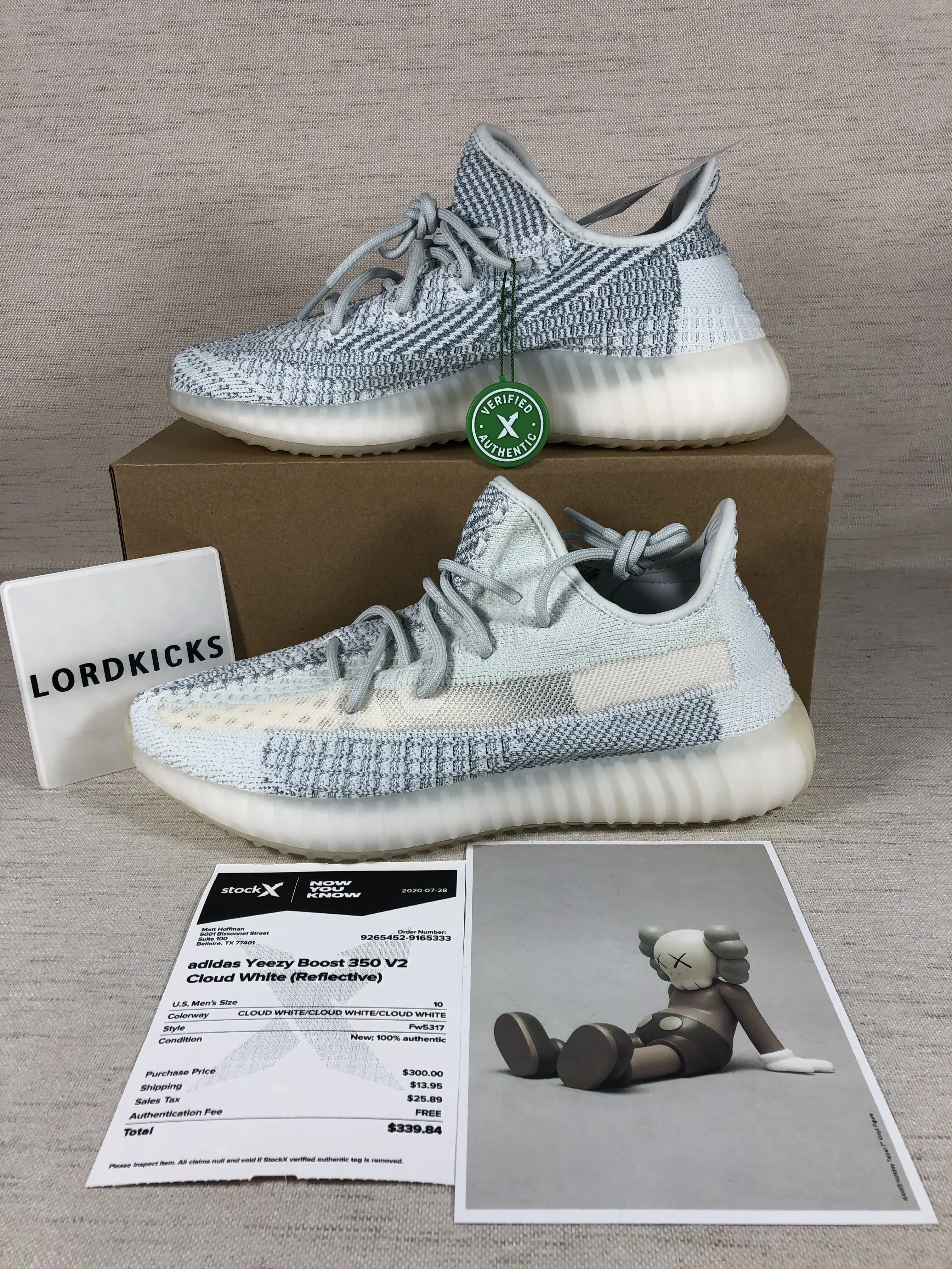 yeezy cloud white size 6.5