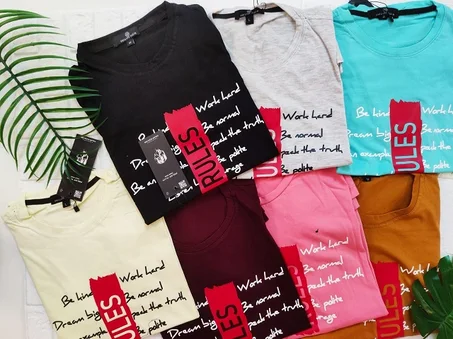 T-shirt à message