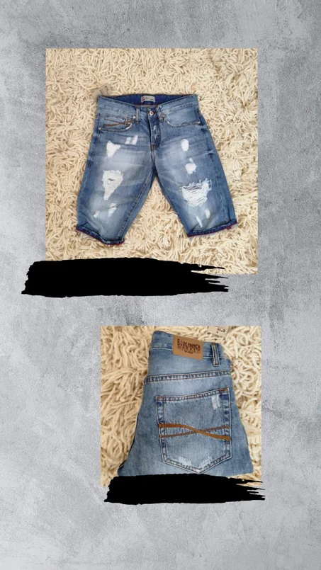 Short délavé