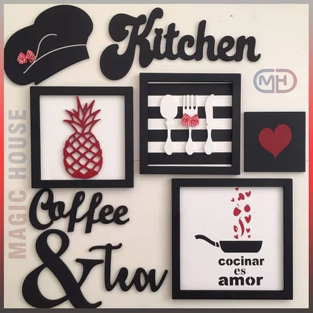 Pack Décoration Cuisine En Bois