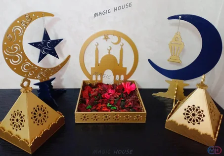 Pack Ramadan De 5 Pièce En Bois