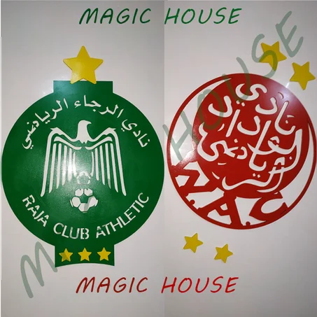 Logo RCA & WAC En Bois