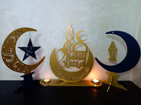 Pack Ramadan De 3 Pièce En Bois