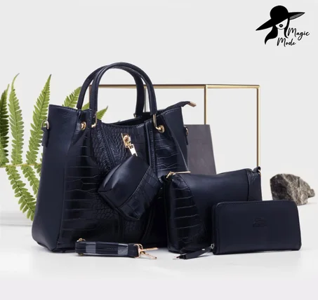 Pack Sac À Main 4 Pcs Pour Femme (Top Qualité)