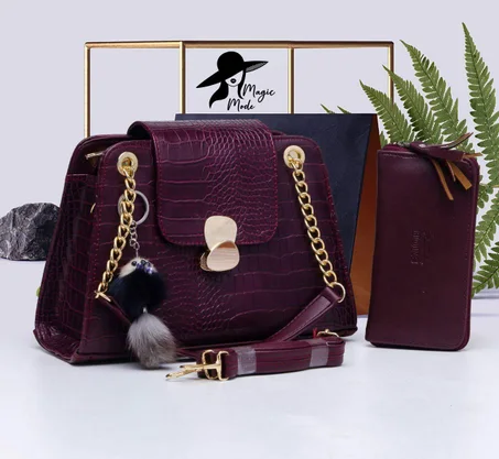 Pack Sac À Main 2 Pcs Pour Femme (Top Qualité)