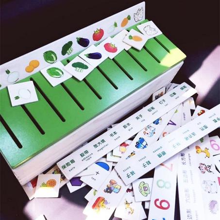 لعبة خشبية لتعليم  الأطفال الرياضيات والتصنيف