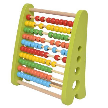 لعبة معداد خشبي لتعلم الحساب أو الحروف الأبجدية