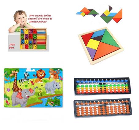 Pack de 4 Jeux Educatifs