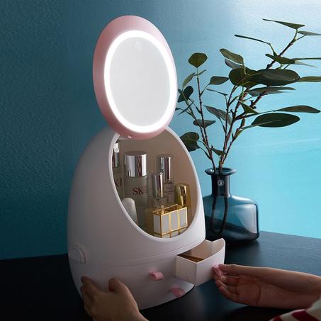 صندوق تخزين مستحضرات التجميل والمجوهرات