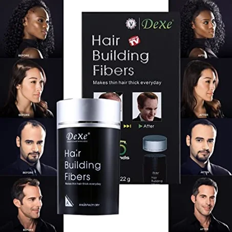 Soins des cheveux " Hair Building Fibers " pour hommes et femmes