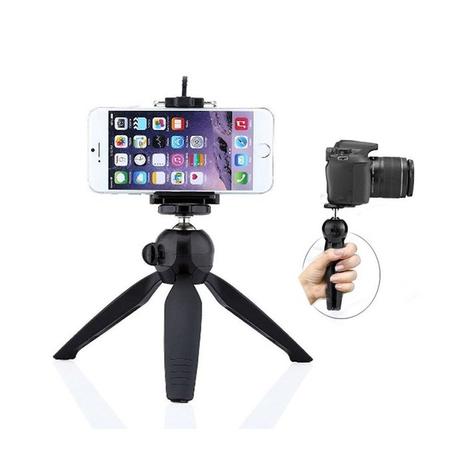 Trépied Pour Téléphone Et Appareil Photo & Gopro - Rotation 360° - Noir