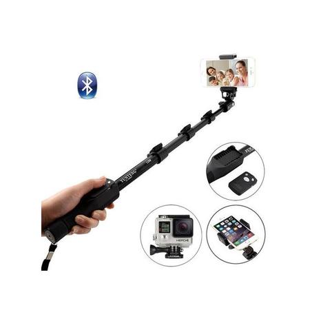 Perche Selfie Avec Télécommande Bluetooth 1m25 -/YT-1288 / Noir