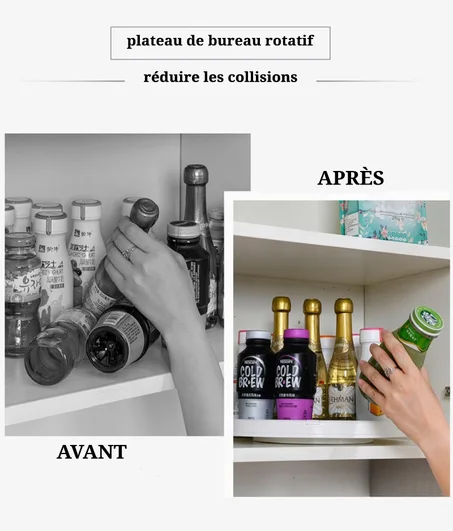 Plateau de rangement rotatif multifonctionnel de FreshStore™