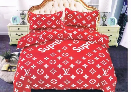 Couvre lit Louis Vuitton
