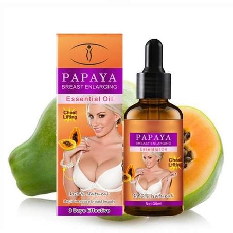 Beauty Papaya Breast Enlarging Essential Oil 100% Natural Rapid increase breast beauty 3 Days Effective 30ml