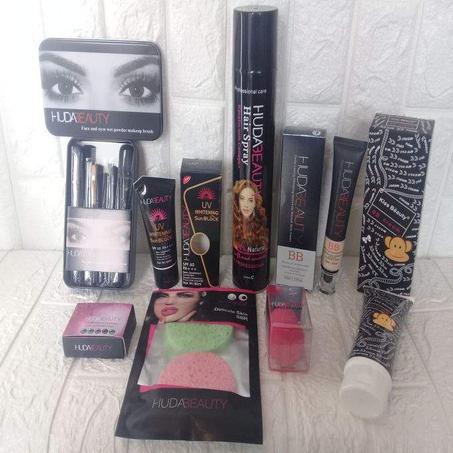 pack huda beauty 6 produits 2 produits Gratuitement