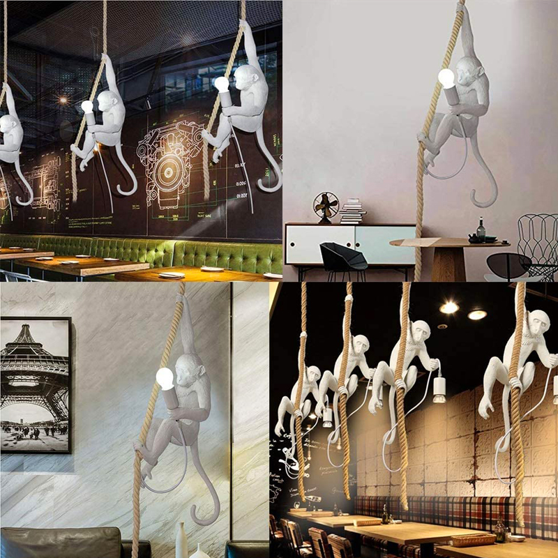Lampe de singe de style industriel Vintage