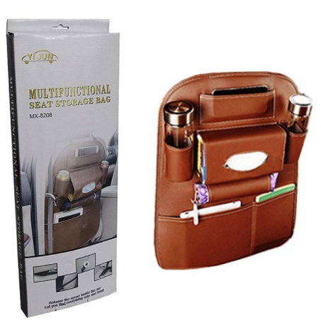 Multi-functional Car Storage Bag  ||  حامل ومنظم الأغراض الشخصية خلف مقعد السيارة
