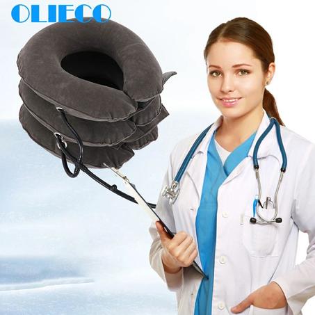 cervical vertebra tractor ! وسادة راحة الرقبة