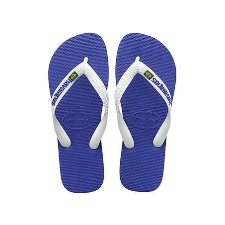 صندالة Havaianas أصلية باللونين الأزرق والأبيض