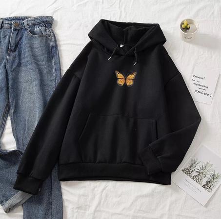 CAPUCHE BUTTERFLY BLACK