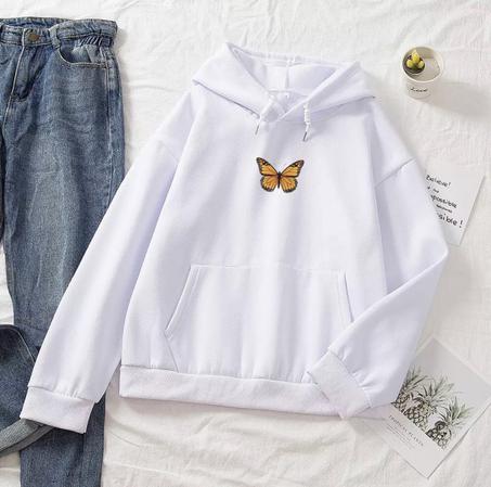 CAPUCHE BUTTERFLY WHITE
