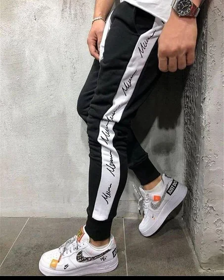 (سروال( اسود ، ابيض