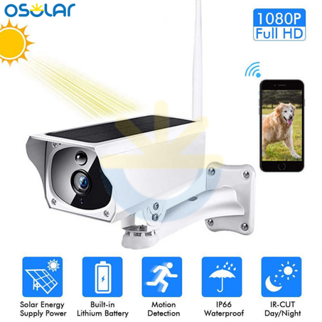 Caméra solaire sans fil WIFI FULL HD كاميرا بالطاقة الشمسية