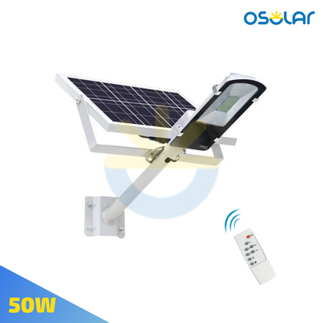 Lampadaire LED Solaire 50W مصباح خارجي بالطاقة الشمسية