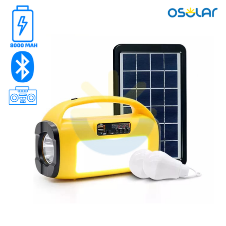 Kit Lampe solaire x2 جهاز الإنارة والشحن بالطاقة الشمسية