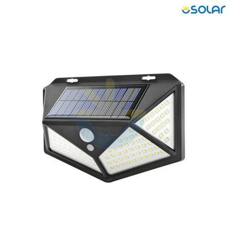 Mini Lampadaire 114 LED مصباح الطاقة الشمسية مستشعر للحركة