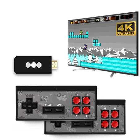 CONSOLE RETRO SANS FILS ULTRA HD | 568 JEUX EN 1 | SORTIE HDMI