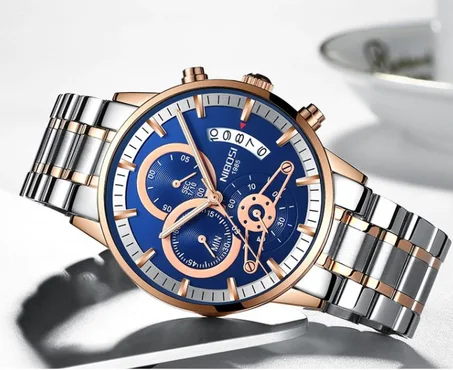 ساعة 1-2309 NIBOSI  الأصلية والفاخرة