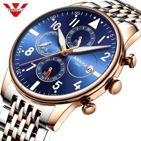 ساعة 2368 NIBOSI  الأصلية والفاخرة
