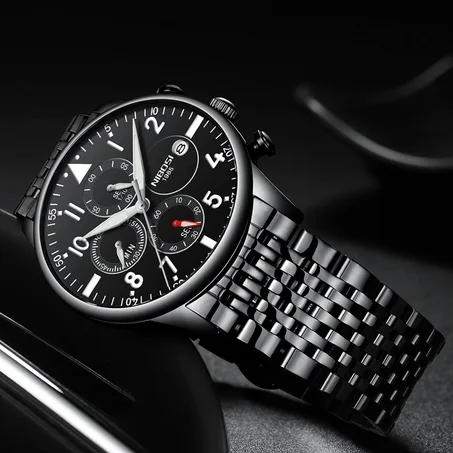 ساعة  NIBOSI 2368  الأصلية والفاخرة