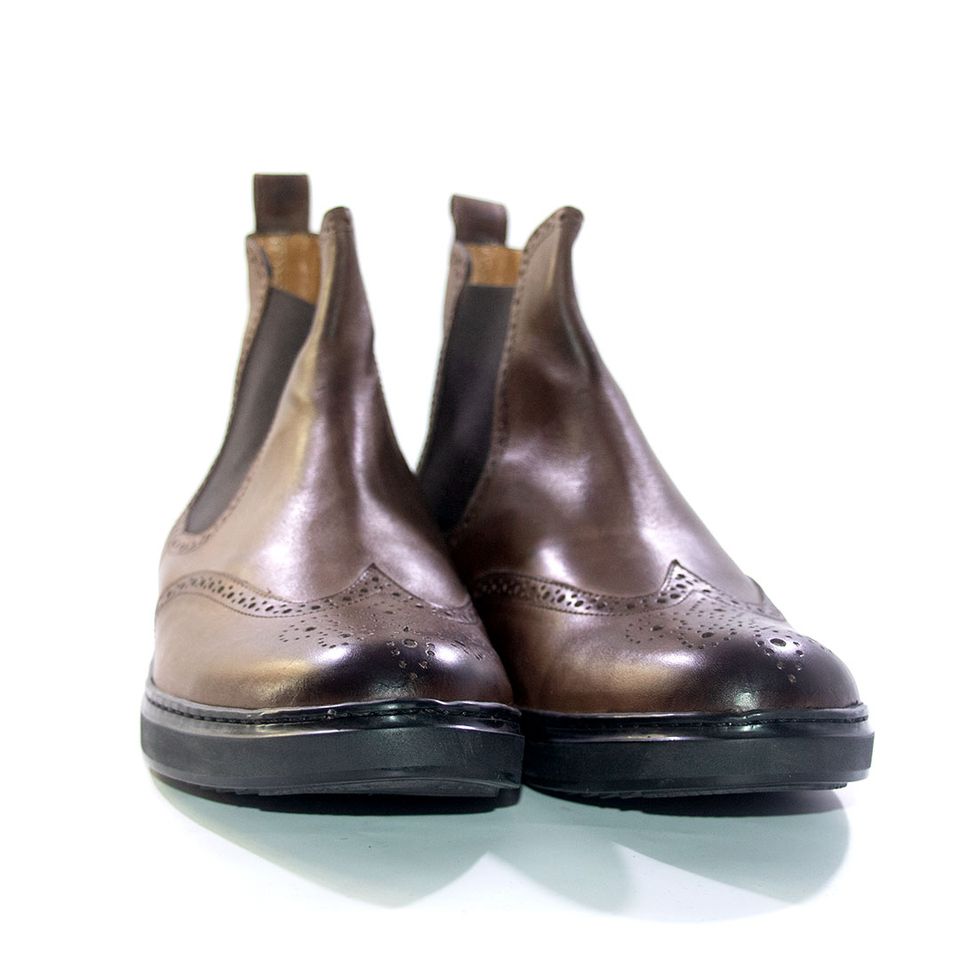 BOTTINE CUIR CAJOU 501