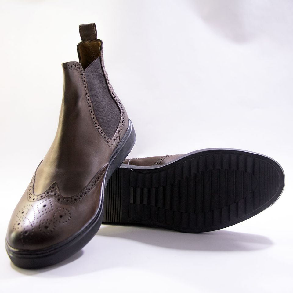 BOTTINE CUIR CAJOU 501