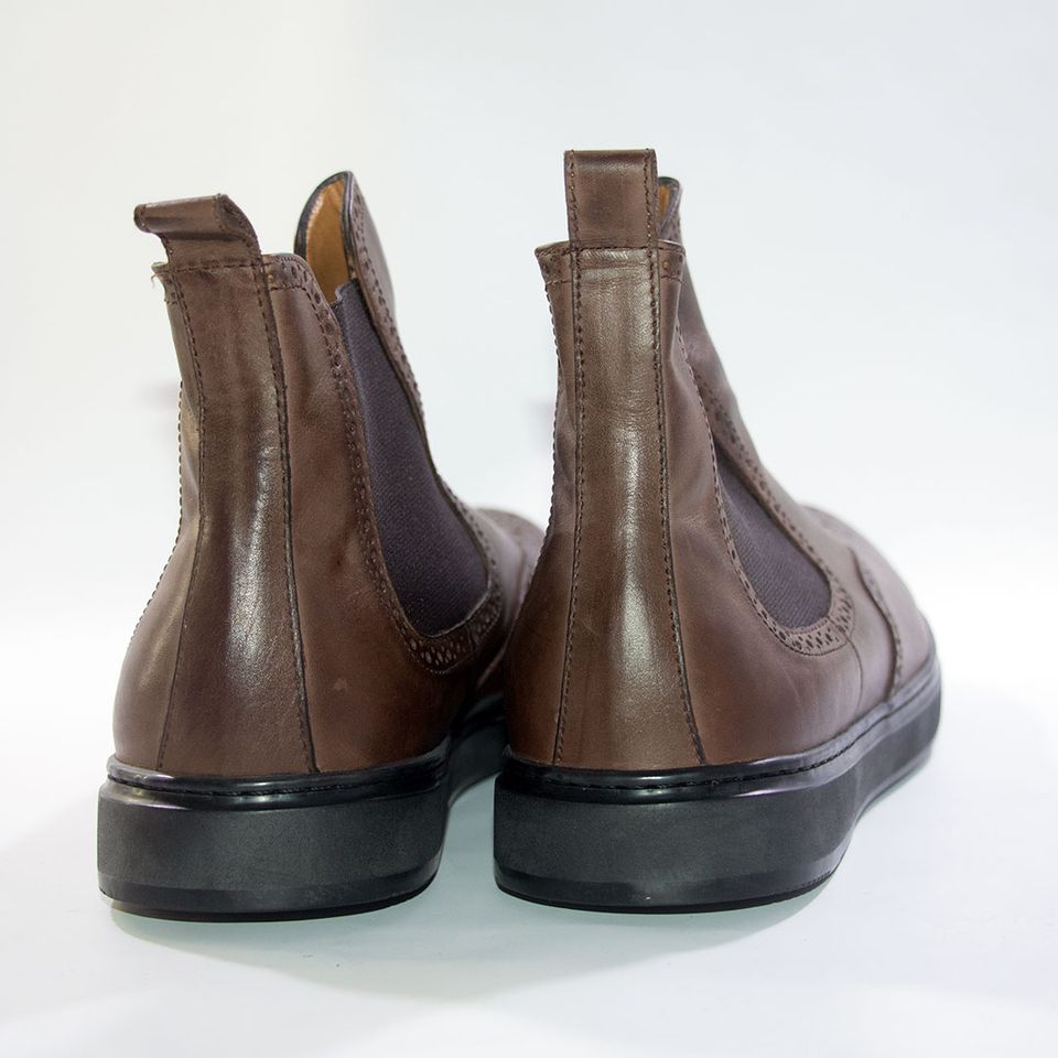 BOTTINE CUIR CAJOU 501