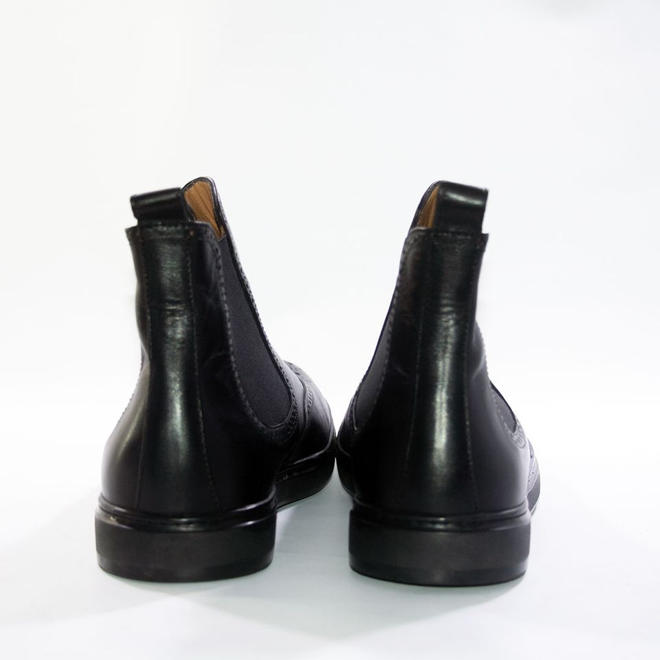 BOTTINE CUIR NOIR 501