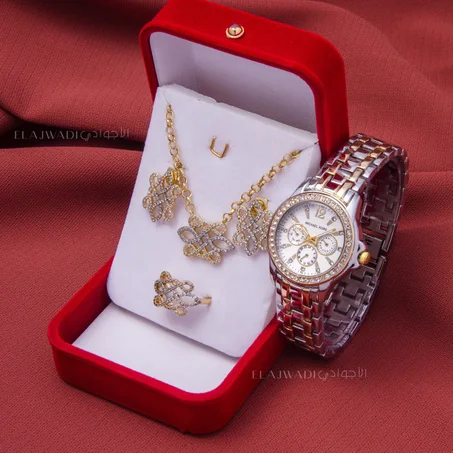طاقم نسائي فاخر مكون من 5 قطع
