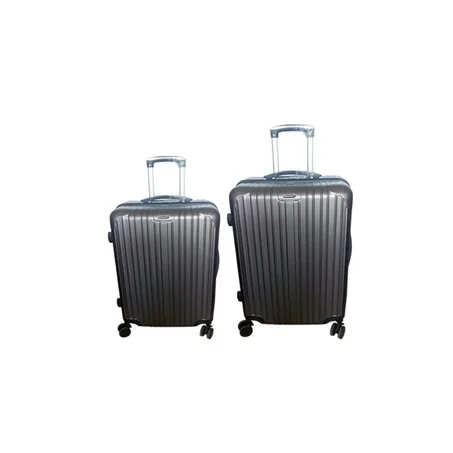 Set De 2 Valises Trolley Rigide "Escapade" (Moyenne+Cabine) marron