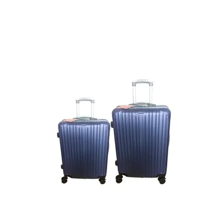 Set De 2 Valises Trolley Rigide "Escapade" (Moyenne+Cabine) BLEU
