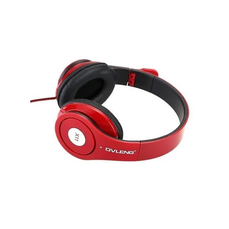 Ovleng X11 casque de jeu professionnel écouteurs casque avec microphone pour ordinateur portable de bureau portable Tablet PC -ps4- rouge