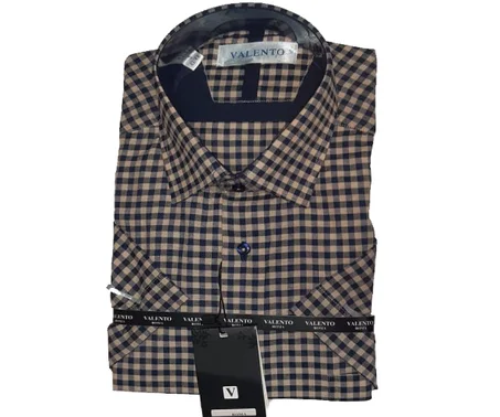 Chemise Casual - À Carreaux - Col Chemise Classique - Manches Longues - Homme  100% Coton